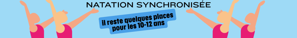 Natation synchronisée : il reste quelques places pour les 10-12 ans